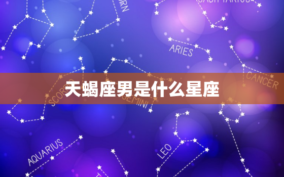 天蝎座男是什么星座，天蝎座男匹配星座