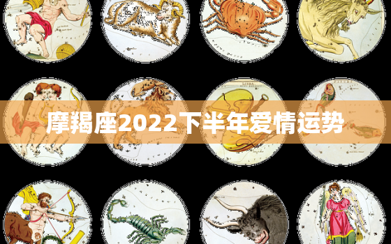 摩羯座2022下半年爱情运势，摩羯座未来十年运势