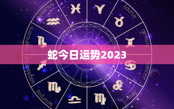 蛇今日运势2023，蛇今日运势2022年5月25日