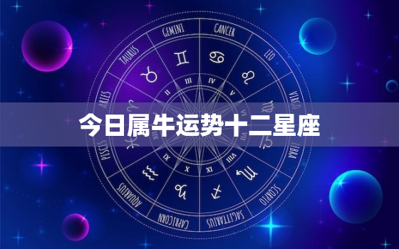 今日属牛运势十二星座，今日属牛今日运势