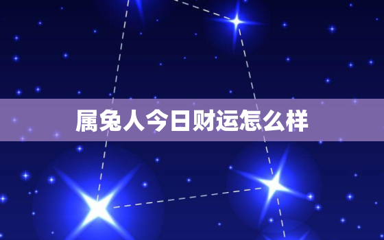 属兔人今日财运怎么样，十兔
苦最命苦的兔几月出生