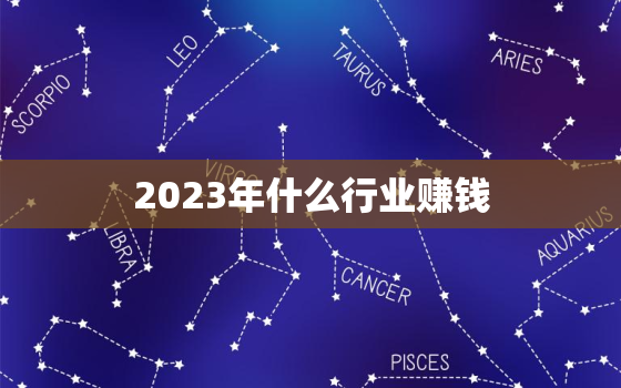 2023年什么行业赚钱，2023年做什么生意好