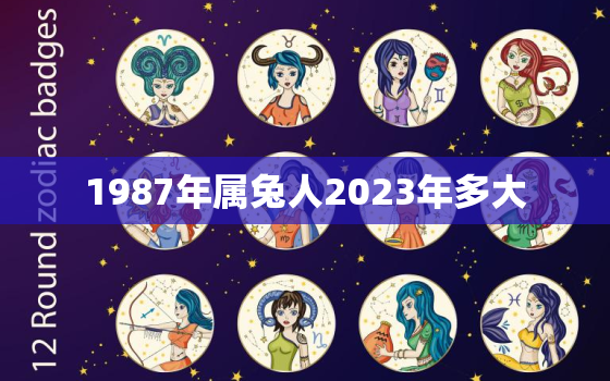 1987年属兔人2023年多大，1987年属兔的在2023年怎么样