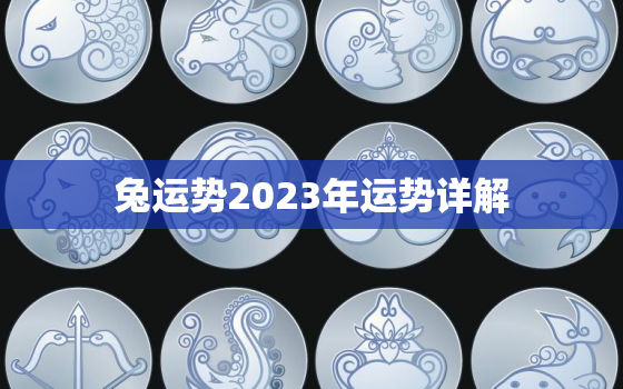 兔运势2023年运势详解，兔运势2023年运势详解
