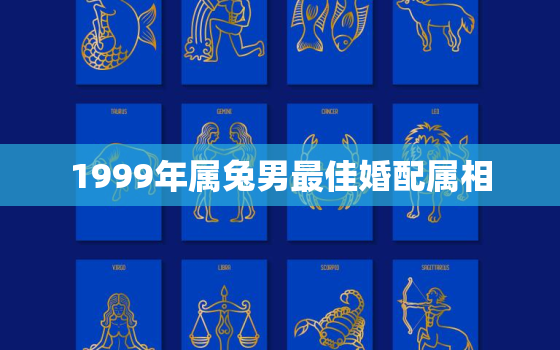 1999年属兔男最佳婚配属相，属兔的三大忌配生肖