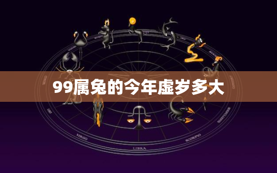 99属兔的今年虚岁多大，99属兔的今年虚岁多大了