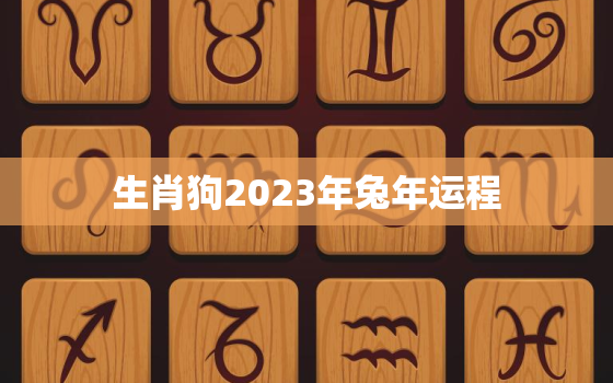 生肖狗2023年兔年运程，属狗人2023年兔年运势