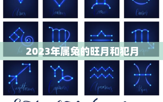 2023年属兔的旺月和犯月，2023年兔宝宝忌讳几月出生