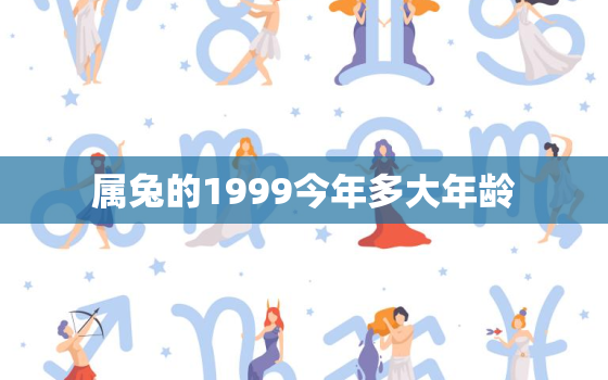 属兔的1999今年多大年龄，1999属兔今年多大岁数