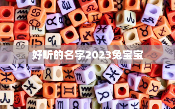 好听的名字2023兔宝宝，2023年兔年宝宝