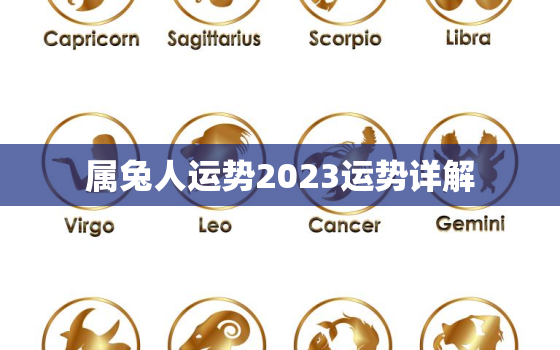 属兔人运势2023运势详解，属兔2023运势及运程每月运程