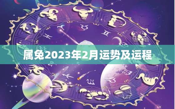 属兔2023年2月运势及运程，2023 年属兔人每月运势及运程