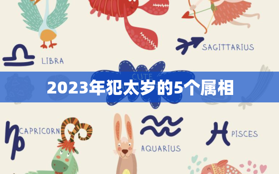 2023年犯太岁的5个属相，2024年犯太岁的5个属相