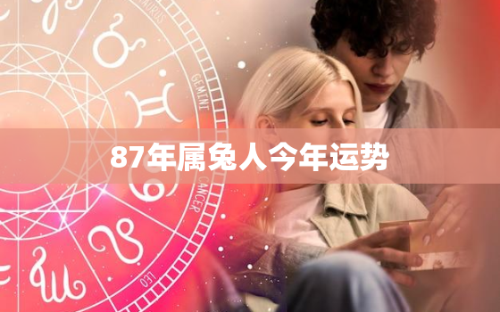 87年属兔人今年运势，87年属兔今年运程