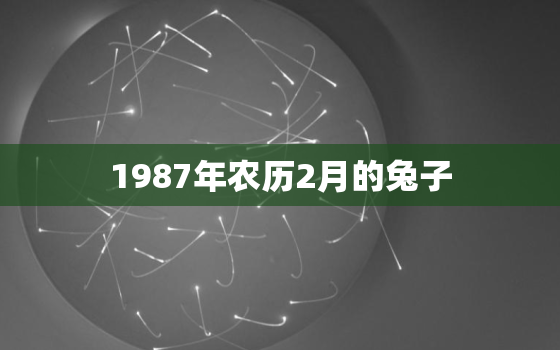 1987年农历2月的兔子，1987年农历二月出生的兔人命运如何