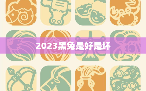 2023黑兔是好是坏，2023年中国将发生什么