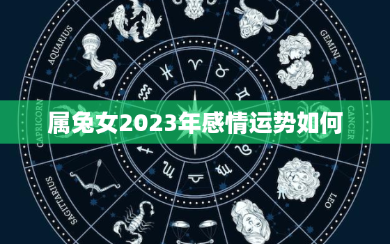 属兔女2023年感情运势如何，2023年属兔女孩