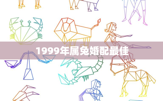 1999年属兔婚配最佳，1999年属兔婚配最佳婚姻