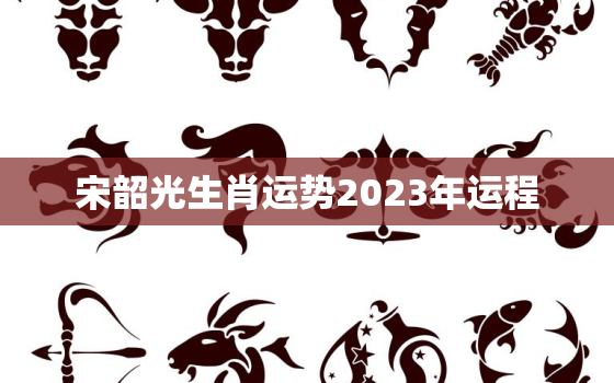 宋韶光生肖运势2023年运程，宋韶光2022生肖运程