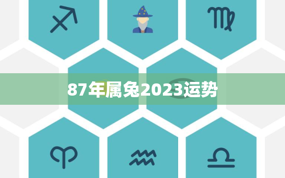 87年属兔2023运势，2022年属兔的运程