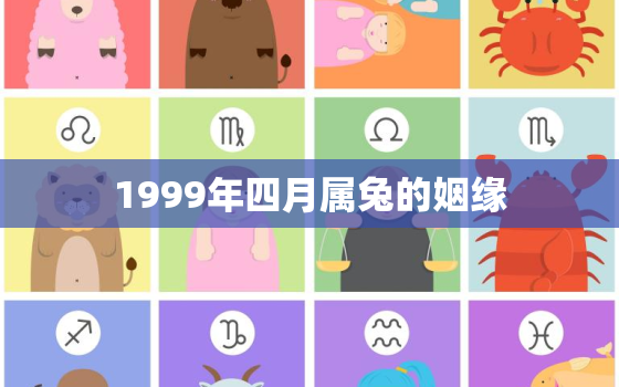 1999年四月属兔的姻缘，99年4月兔是什么命