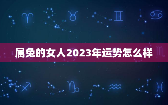 属兔的女人2023年运势怎么样，属兔的2023年运势如何 女性