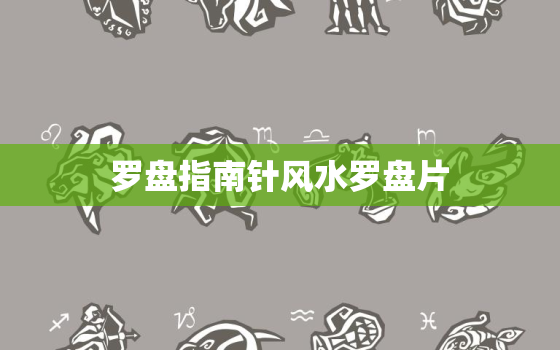 罗盘指南针风水罗盘片，罗盘指南针 风水罗盘在线使用