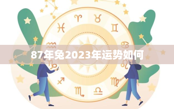 87年兔2023年运势如何，87年兔在2023年怎么样