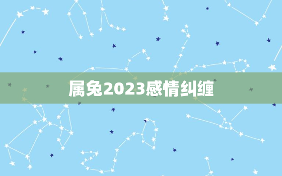 属兔2023感情纠缠，属兔的2023年运势和财运怎么样