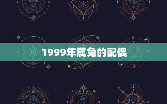 1999年属兔的配偶，1999年属兔的最佳配偶男