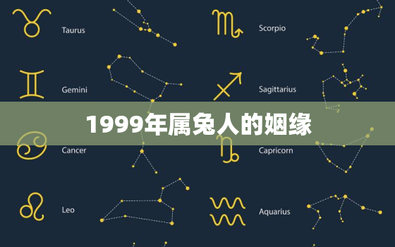 1999年属兔人的姻缘，1999年属兔人的姻缘运势