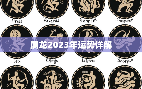 属龙2023年运势详解，属龙2023年运势及运程_2023年属龙人的全年运势