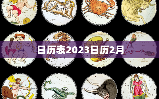 日历表2023日历2月，2023年2月的日历