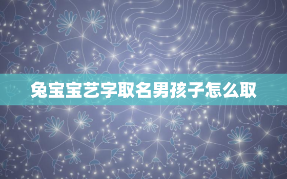 兔宝宝艺字取名男孩子怎么取，兔宝宝名字有哪些字好