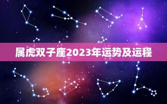 属虎双子座2023年运势及运程，双子座属虎2039