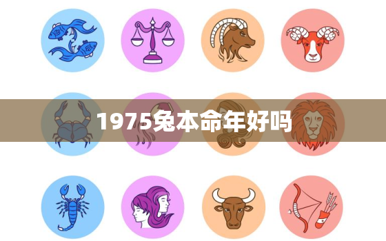 1975兔本命年好吗，1975本命年是哪年