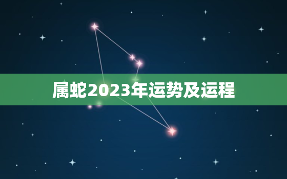 属蛇2023年运势及运程，属蛇2023年运势及运程1977年出生