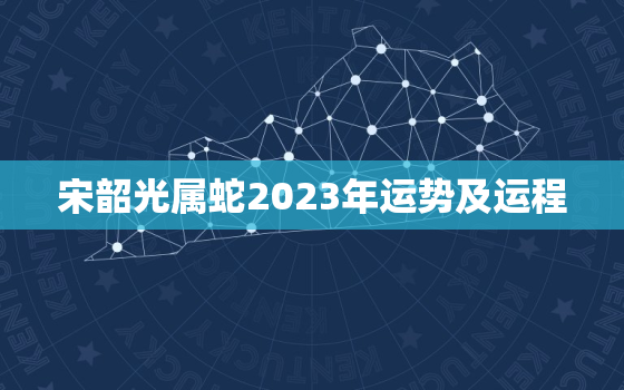 宋韶光属蛇2023年运势及运程，2023年属蛇的人的全年运势