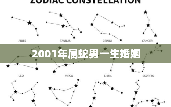 2001年属蛇男一生婚姻，2001年属蛇男的婚姻