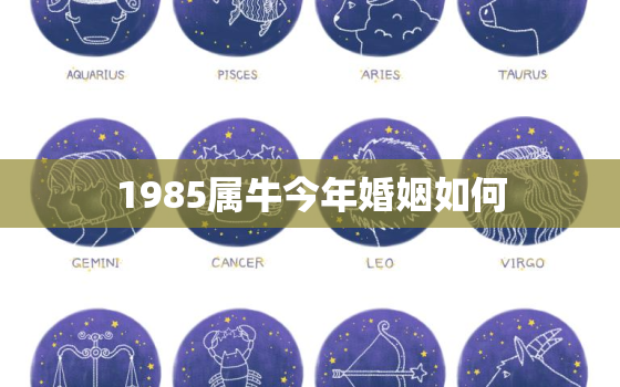 1985属牛今年婚姻如何，1985属牛2021年婚姻