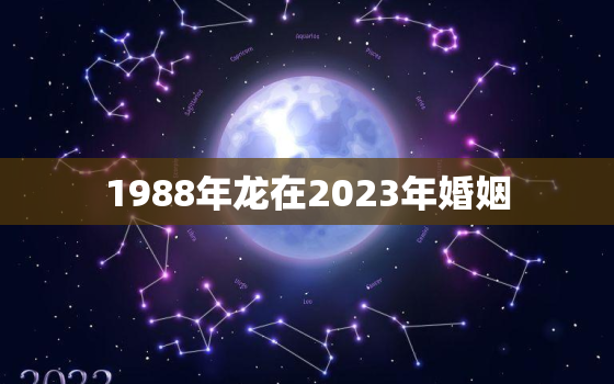 1988年龙在2023年婚姻，1988年的龙2023年怎么样