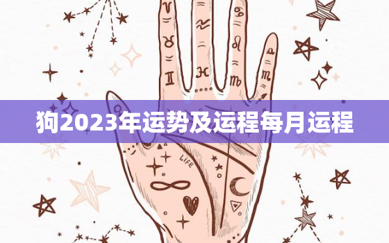 狗2023年运势及运程每月运程，1994年属狗2023年运势及运程每月运程