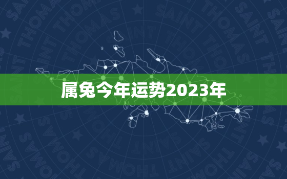 属兔今年运势2023年，属兔的运势2023年运程