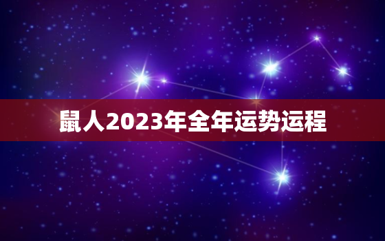 鼠人2023年全年运势运程，84属鼠人2023年全年运势运程