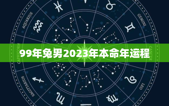 99年兔男2023年本命年运程，99年兔2023年运势及运程