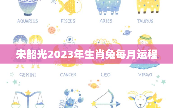 宋韶光2023年生肖兔每月运程，宋韶光2021年属兔人运程