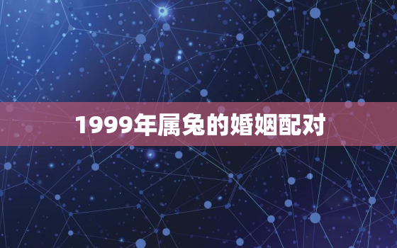 1999年属兔的婚姻配对，1999年属兔的婚配表