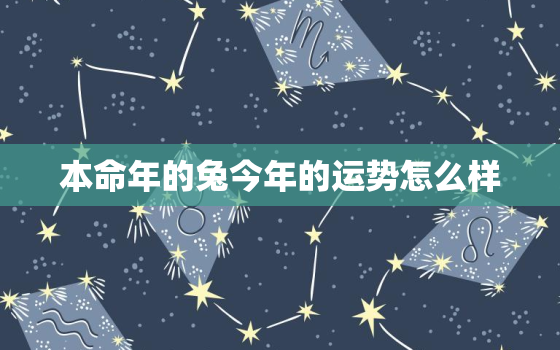 本命年的兔今年的运势怎么样，属兔本命年2021年的运气