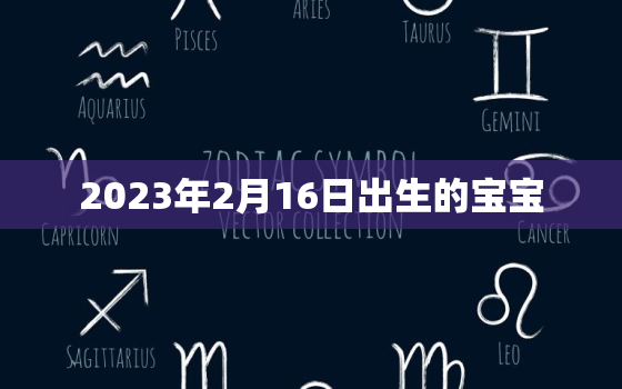 2023年2月16日出生的宝宝，2023年2月16日出生的宝宝五行