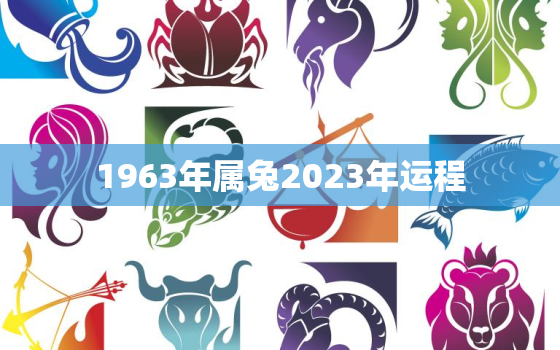 1963年属兔2023年运程，1963年兔在2021年运势